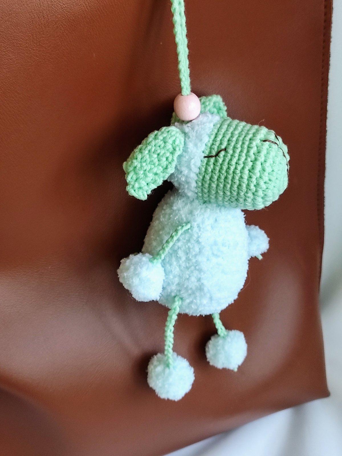 Cute crochet lamb