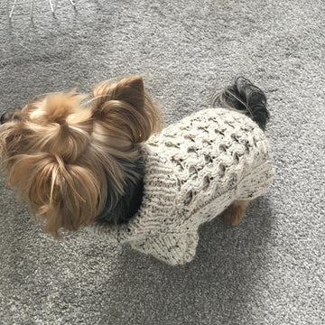 Tweed Dog Sweater