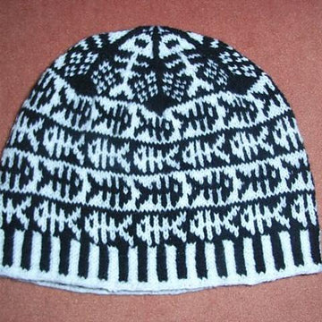 Fish & bone beanie