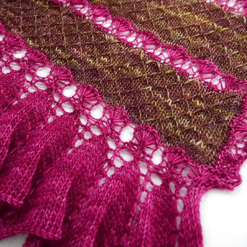 Sophie's Rose Shawlette
