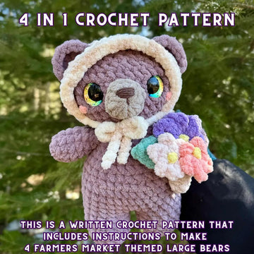 Farmers Market Bear Plushies