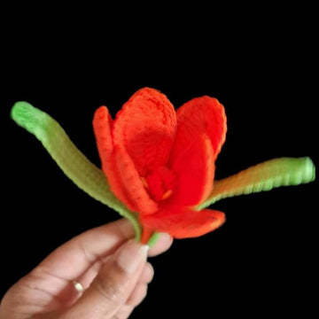 Crochet Crocus flowers