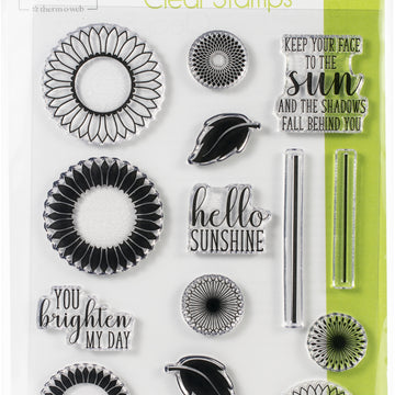 Therm O Web Gina K Designs Clear Stamps - Graphic Sunflowers