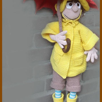 Autumn Girl amigurumi doll