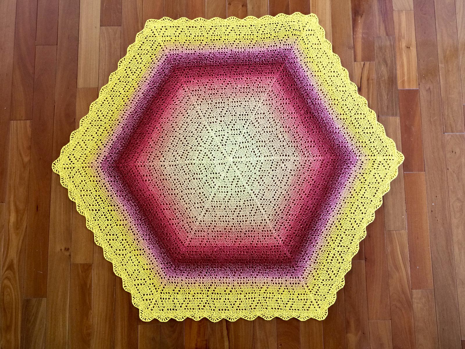 Wildflower Hexagon Blanket