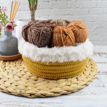 Crochet "Gaia" basket