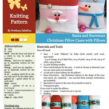 176 Santa and Snowman Pillow cases with pillows