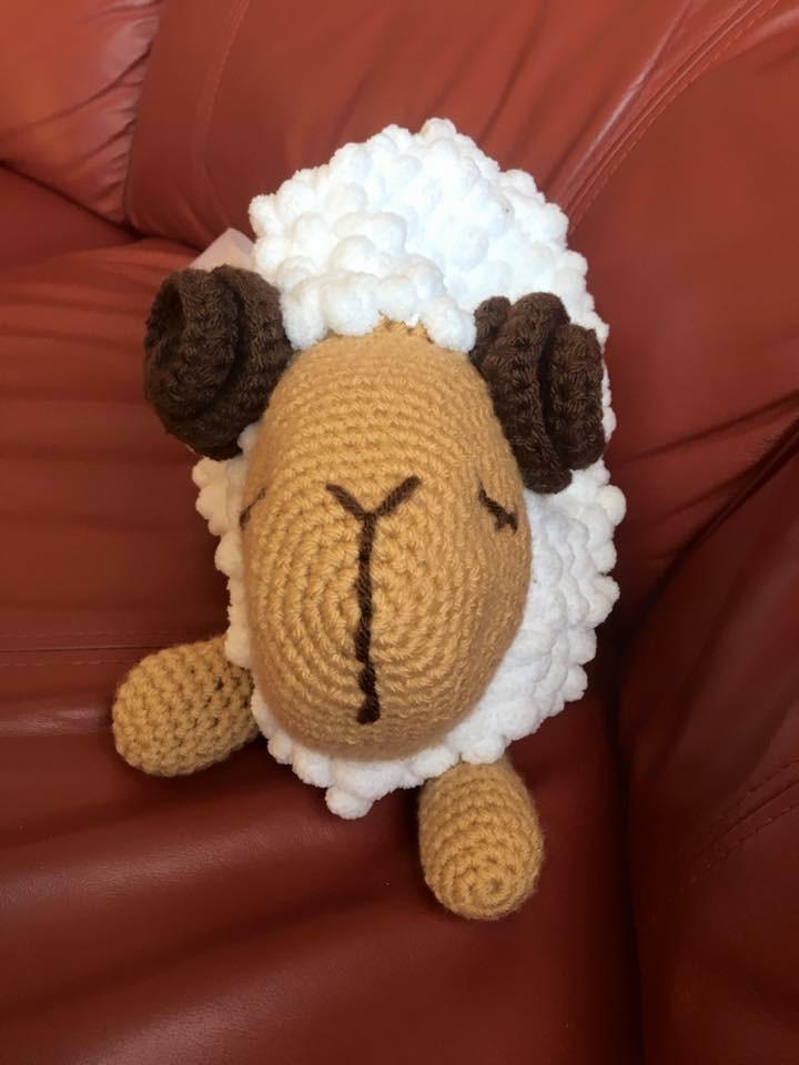 Sleepy Sheep Cushion cover or Pyjama case