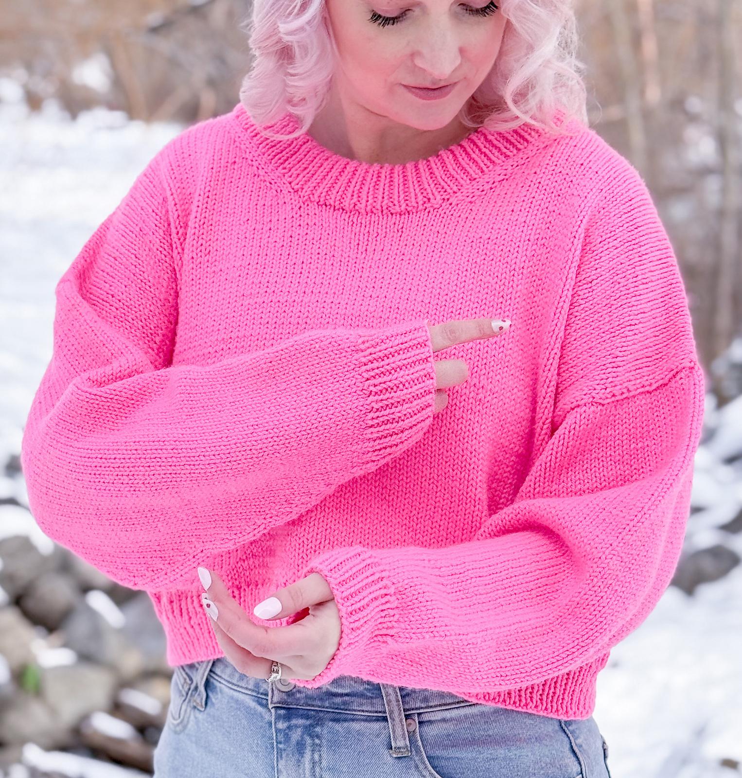 Casual Crop Sweater