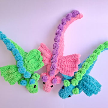 Crochet Dragon low sew pattern