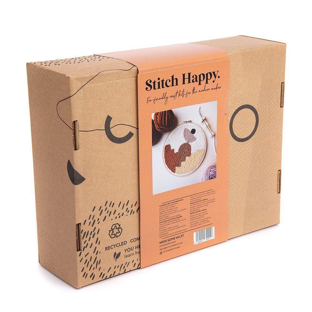 Stitch Happy Stairs And Shapes Punch Needle Kit