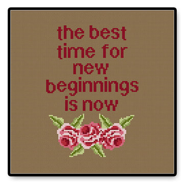 New Beginnings - PDF Cross Stitch Pattern