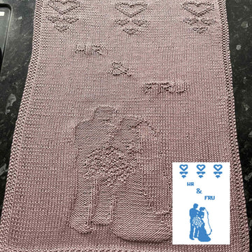 Nr. 765 – Wedding – danish text guest towel