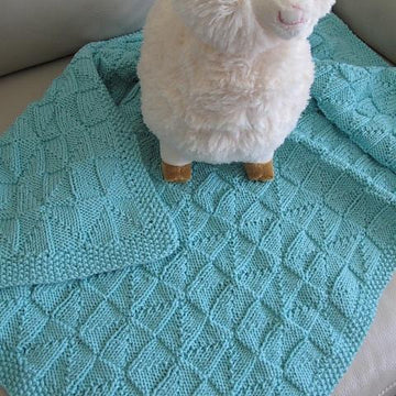 Kites & Pinwheels Reversible Baby Blanket