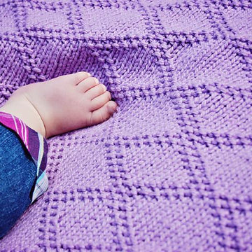 Sweet Lattice Baby Blanket
