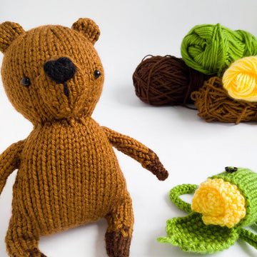 Josh the Bear - Toy Knitting Pattern