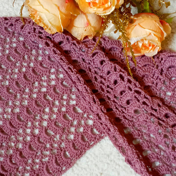 Crochet Edwardian Madeleine Shawl Pattern
