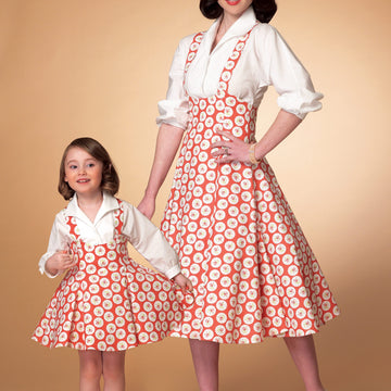 McCall's Misses'/Children's/Girls' Top and Jumper M7184 - Sewing Pattern
