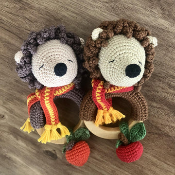 Crochet Hedgehog Rattle