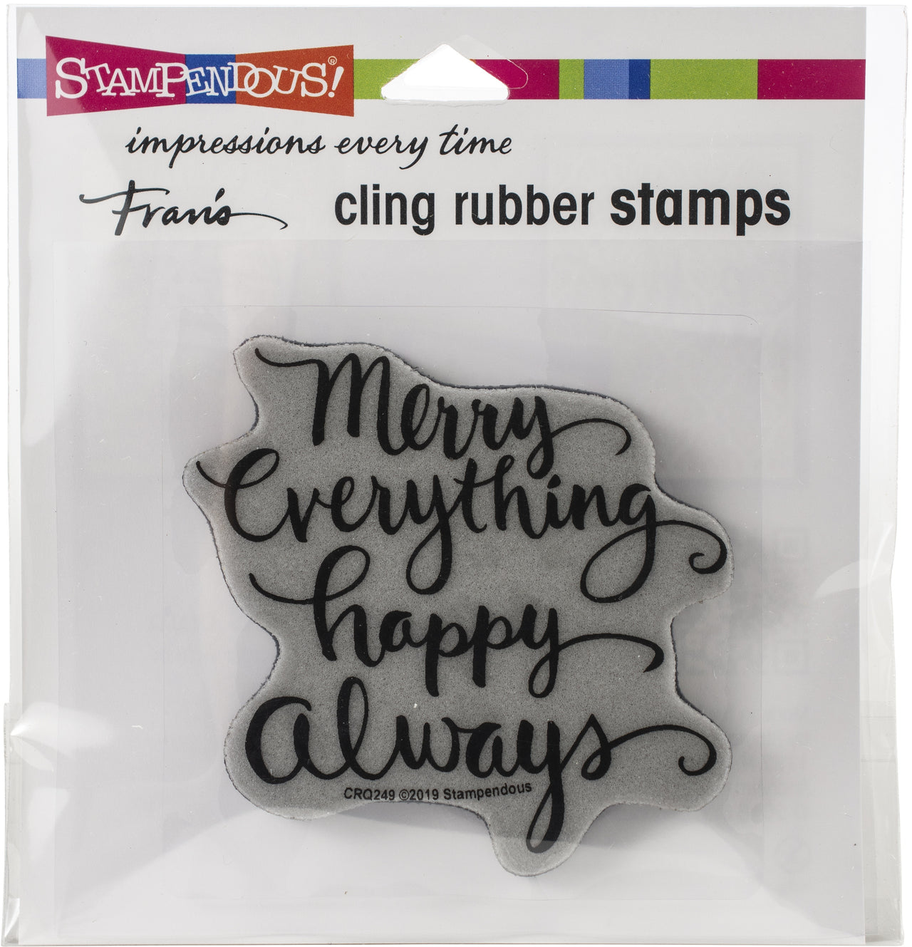 Stampendous Cling Stamp - Merry Always