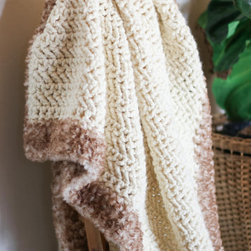 Luxe Herringbone Blanket