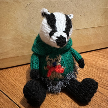 Badger Wearing (Christmas) Teddy Bear Jumper/Hoodie Terry’s Chocolate Orange Cover/Stuffed Decoration