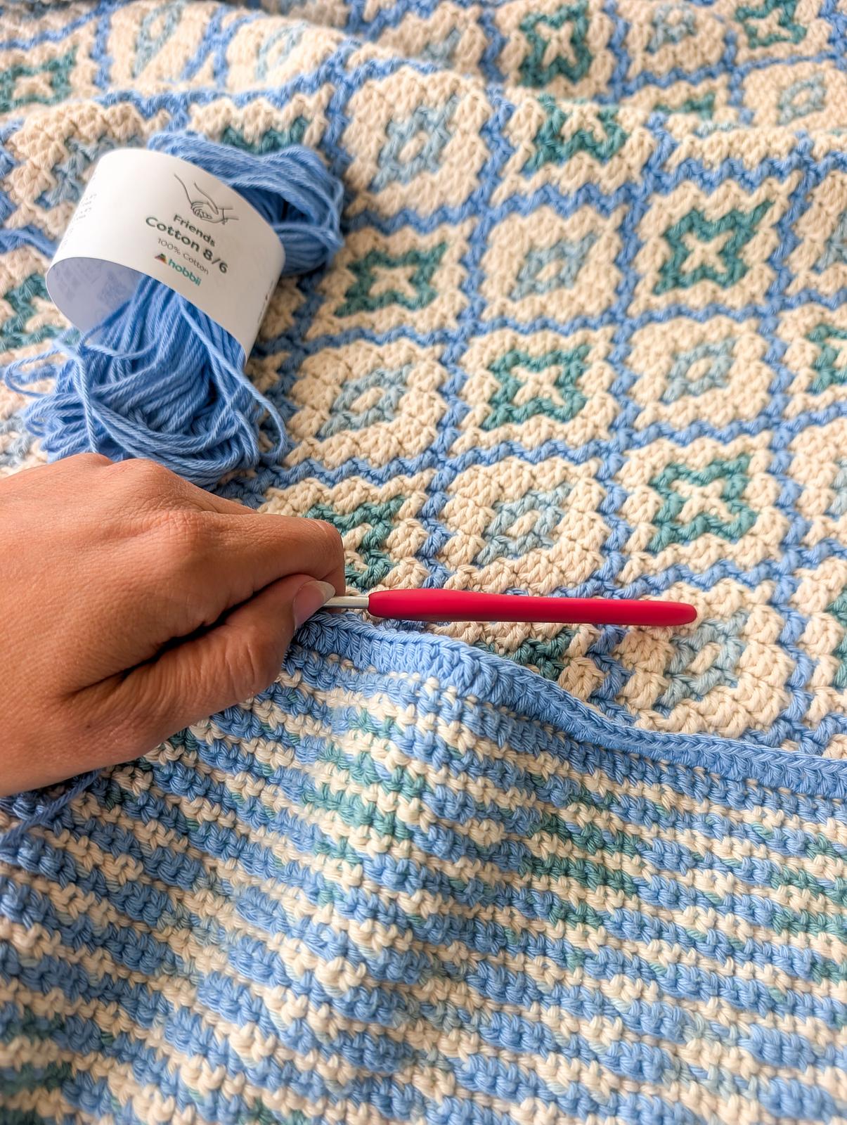 Sea Glass Mosaic Blanket