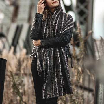Bernard Houndstooth Scarf