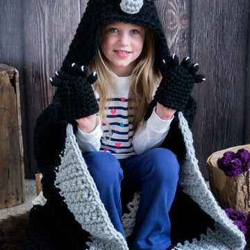 Hooded Woodland Skunk Blanket
