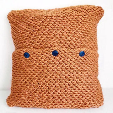 Harvest Moon Knit Pillow Cover