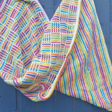 Square Galore – Mosaic Crochet Blanket Pattern