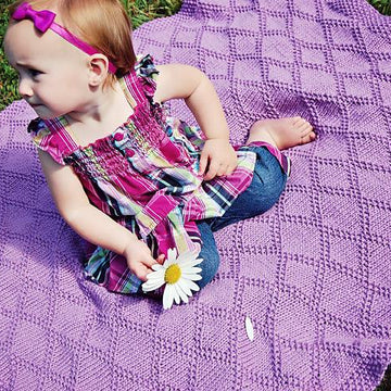 Sweet Lattice Baby Blanket