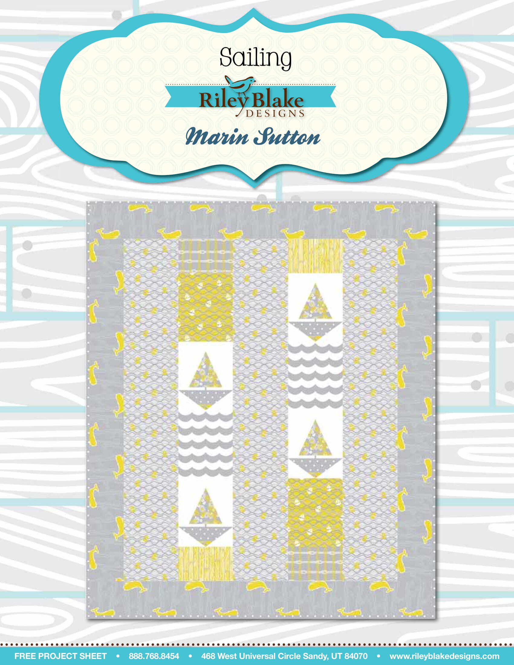 Riley Blake Sailing - Downloadable PDF