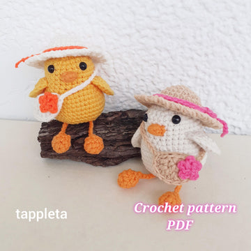 Vacation chicken crochet pattern