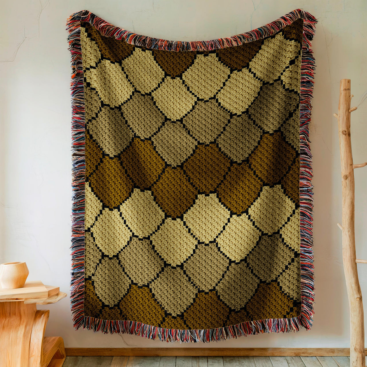 Reptile Blanket C2C Crochet Pattern