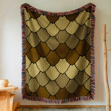 Reptile Blanket C2C Crochet Pattern