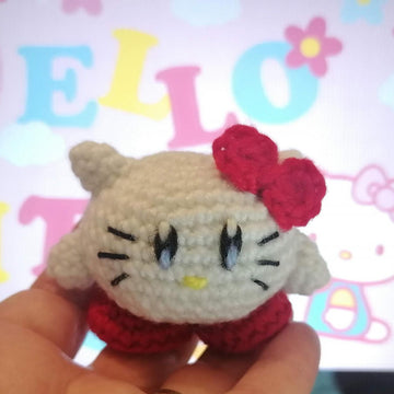 Kirby Hello Kitty Amigurumi