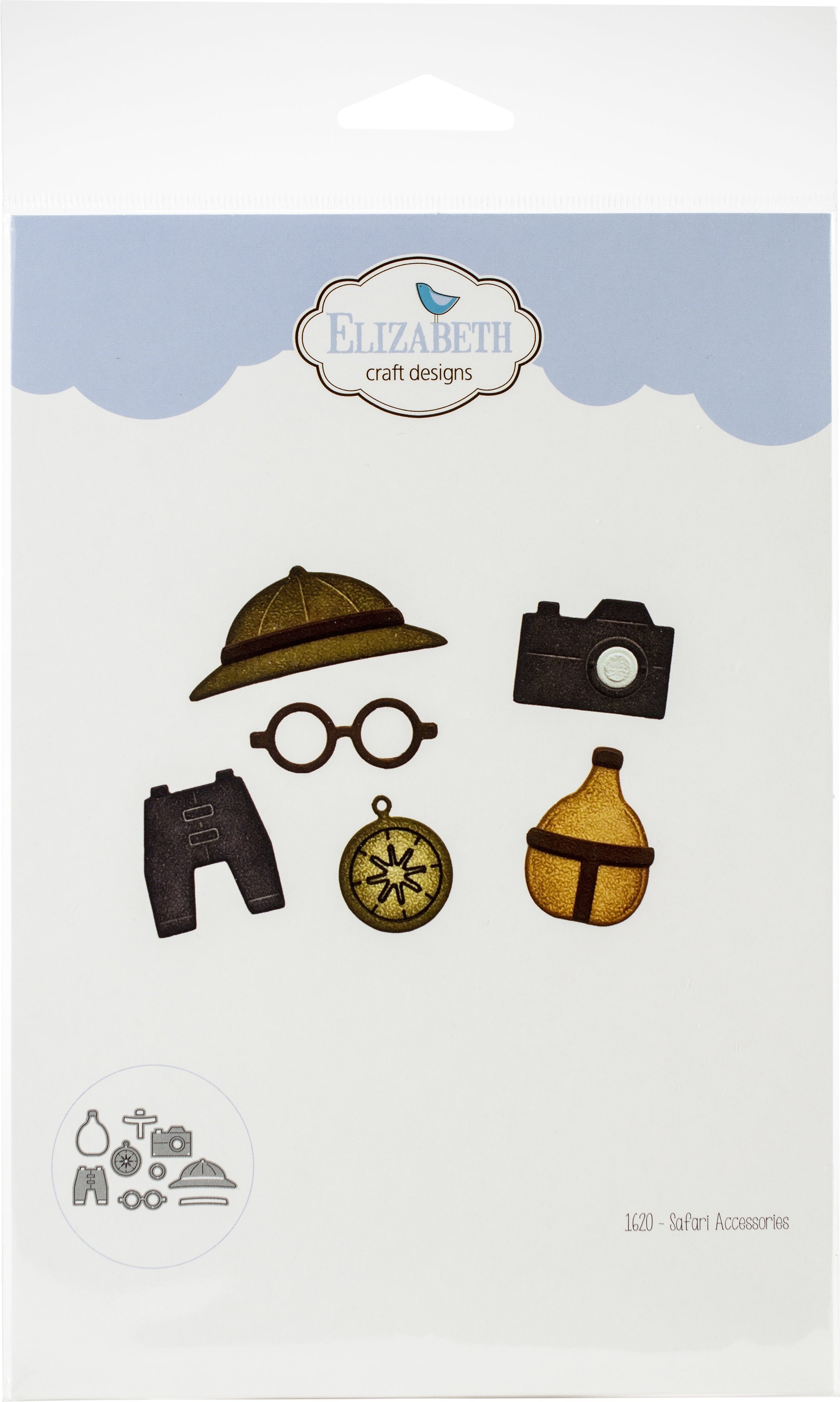 Elizabeth Craft Designs Elizabeth Craft Metal Die - Safari Accessories