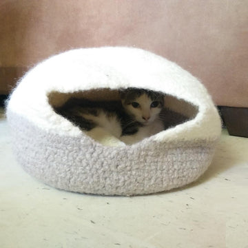 Felted Cat Cave/Bed