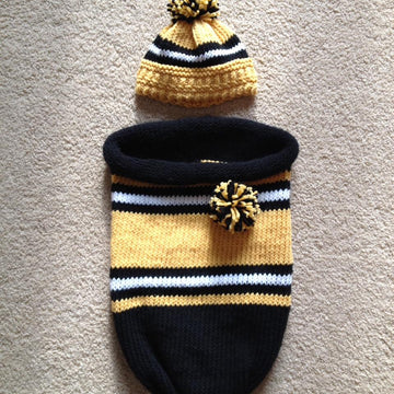 Sporty Baby Cocoon and Hat