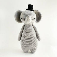 Elephant with Hat Crochet Amigurumi Pattern