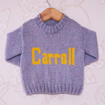Intarsia - Carroll Moniker Chart - Childrens Sweater
