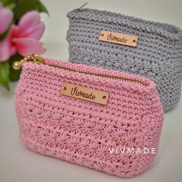 Star Stitch Pouch Dove