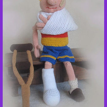 Unlucky Wretch  Hannes amigurumi doll