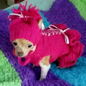 Sofie's Tiny Dog Knit "Party Dress"