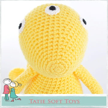 Baby Beegu Alien With Hula Hoop Amigurumi Crochet Soft Toy
