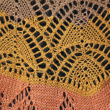 Butterfly in the Sunset Shawl