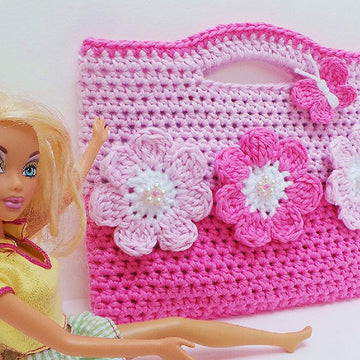 Sweet Flower Crochet Bag