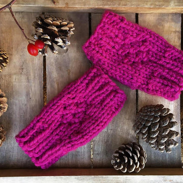 Simple Raspberry Crush Handwarmers