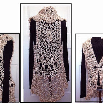 762 Long Lacy Summer Vest